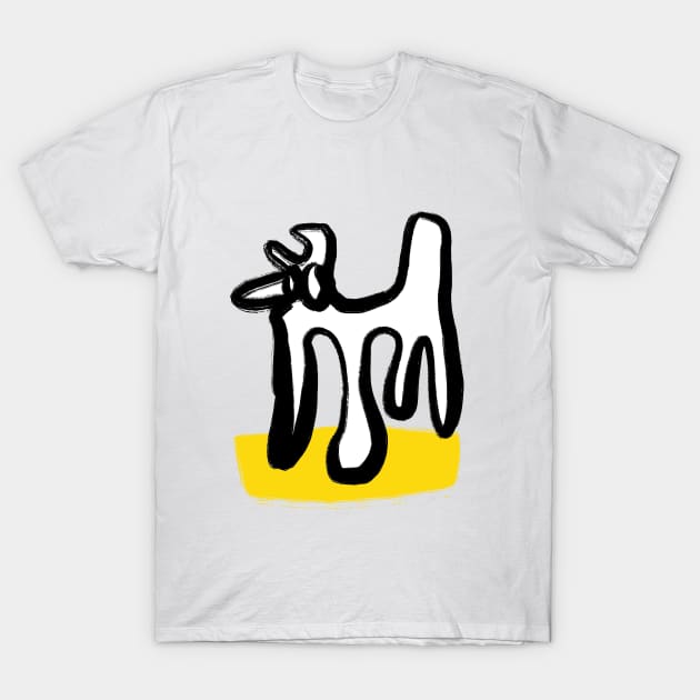 dog T-Shirt by Angel Rivas